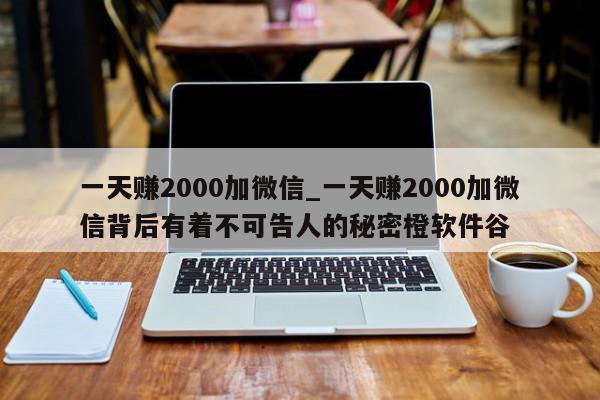 一天赚2000加微信_一天赚2000加微信背后有着不可告人的秘密橙软件谷